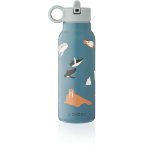 Liewood Falk Water Bottle 350 ml | Arctic Sea Design – Duurzame Drinkfles